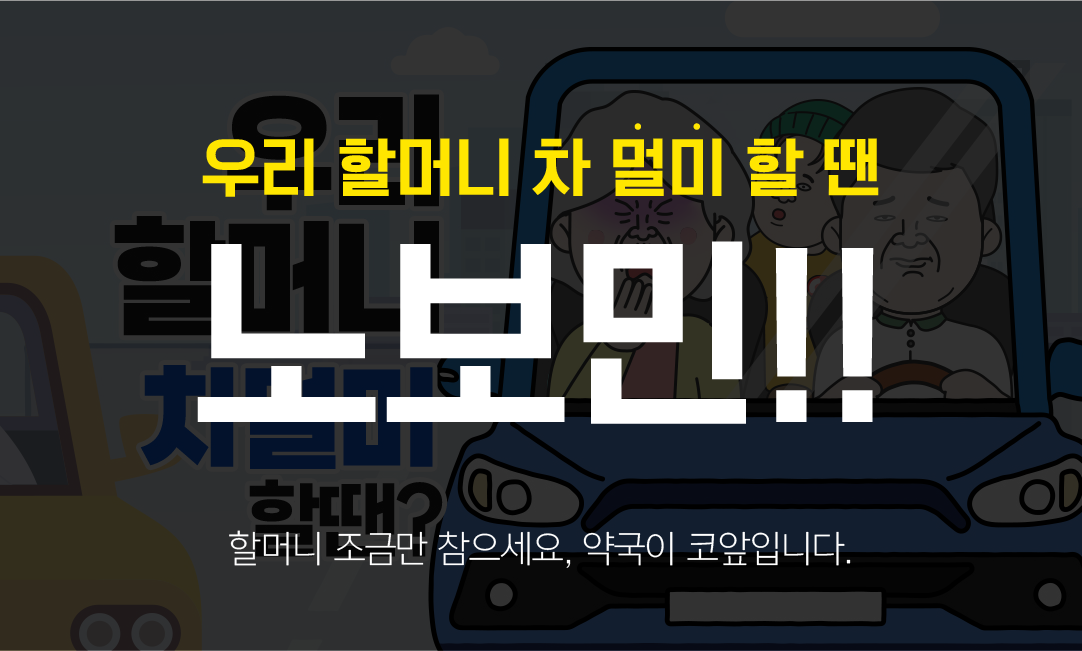 우리 할머니 차 멀미 할 땐 노보민